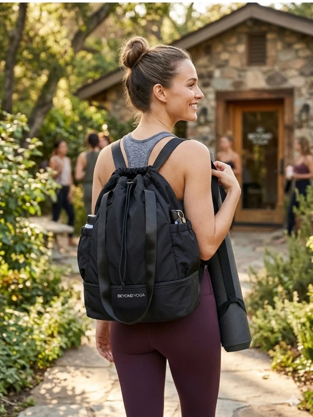 Beyond Yoga Black Backpack